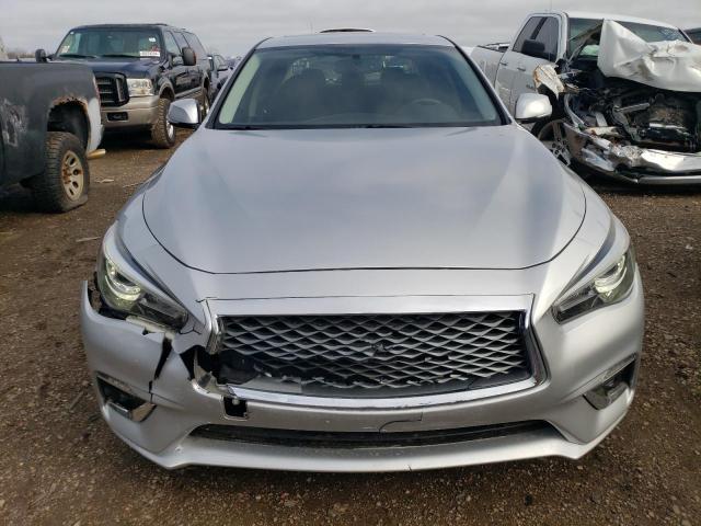 JN1EV7AR3JM435251 - 2018 INFINITI Q50 LUXE SILVER photo 5