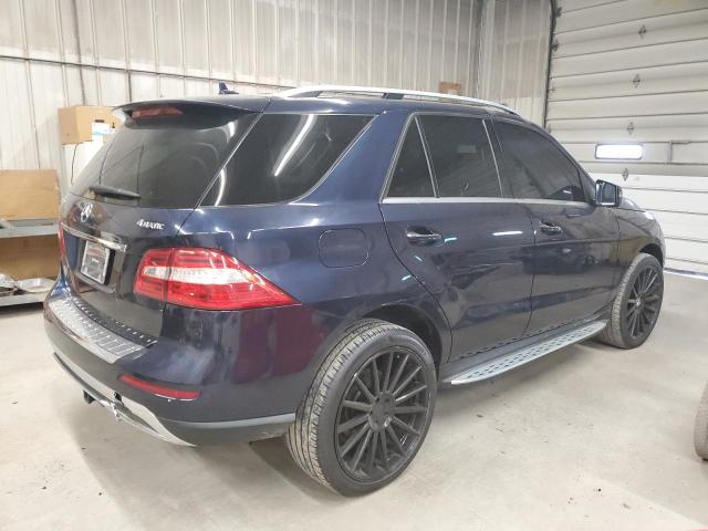 4JGDA5HB9FA491734 - 2015 MERCEDES-BENZ ML 350 4MATIC BLUE photo 3