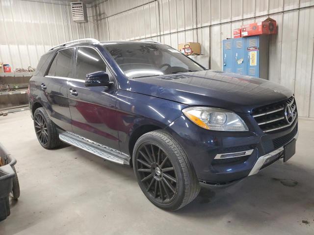 4JGDA5HB9FA491734 - 2015 MERCEDES-BENZ ML 350 4MATIC BLUE photo 4