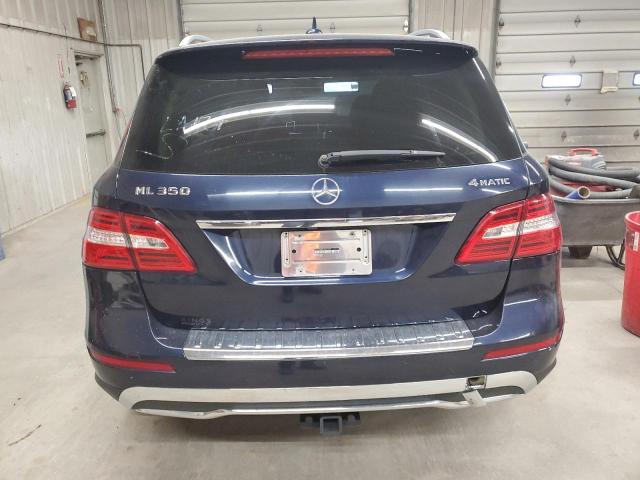 4JGDA5HB9FA491734 - 2015 MERCEDES-BENZ ML 350 4MATIC BLUE photo 6