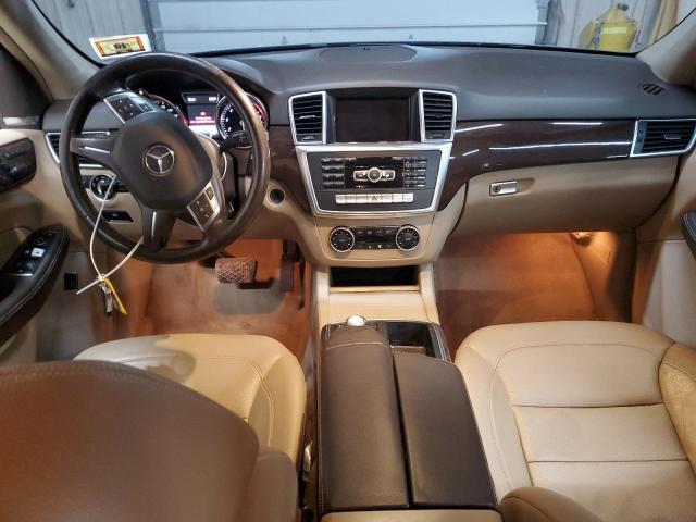 4JGDA5HB9FA491734 - 2015 MERCEDES-BENZ ML 350 4MATIC BLUE photo 8