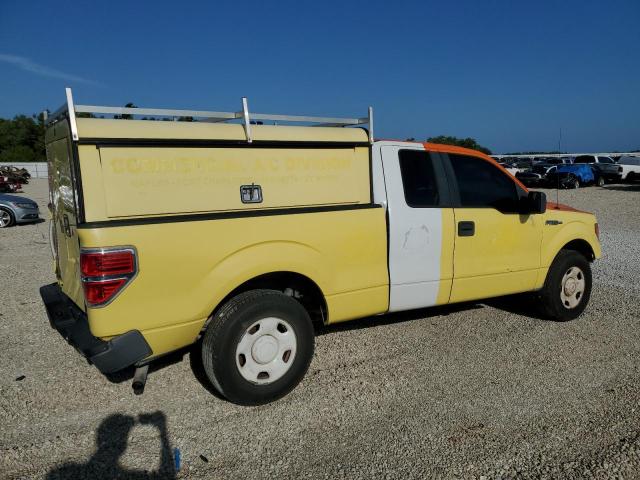 1FTRX12879FA88471 - 2009 FORD F150 SUPER CAB YELLOW photo 3