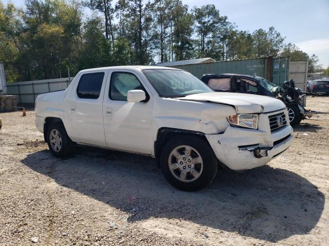 2HJYK16567H516550 - 2007 HONDA RIDGELINE RTL WHITE photo 4