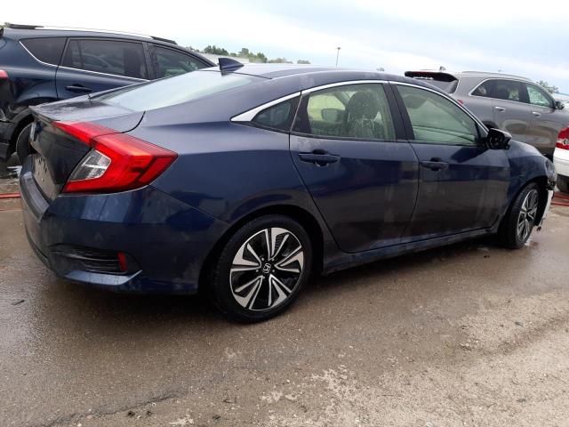 JHMFC1F30JX027330 - 2018 HONDA CIVIC EX BLUE photo 3