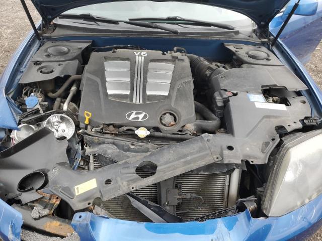 KMHHN65F06U214150 - 2006 HYUNDAI TIBURON GT BLUE photo 11