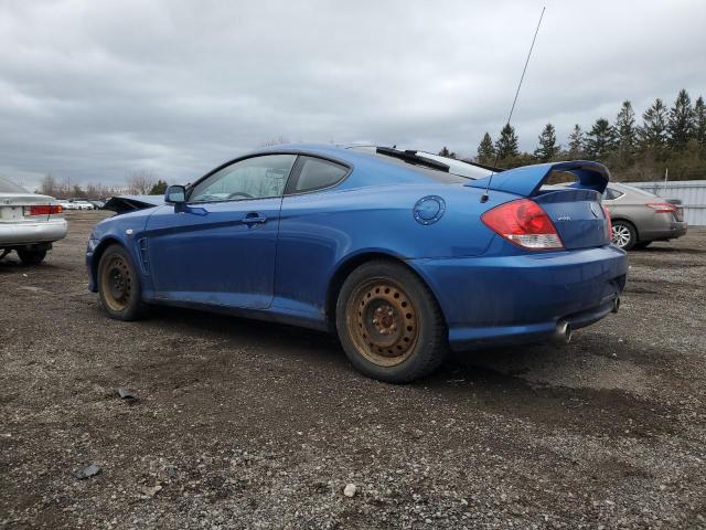 KMHHN65F06U214150 - 2006 HYUNDAI TIBURON GT BLUE photo 2