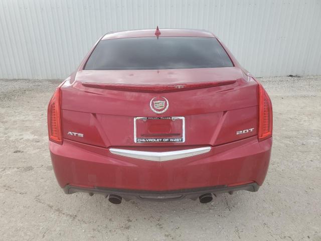 1G6AC5SXXD0126703 - 2013 CADILLAC ATS PERFORMANCE RED photo 6