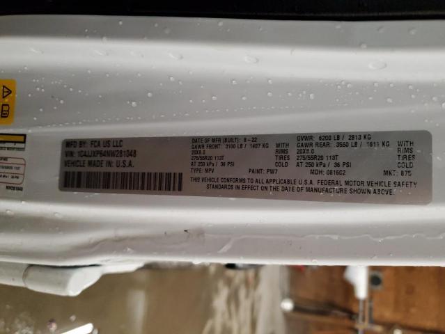 1C4JJXP64NW281048 - 2022 JEEP WRANGLER U SAHARA 4XE WHITE photo 13