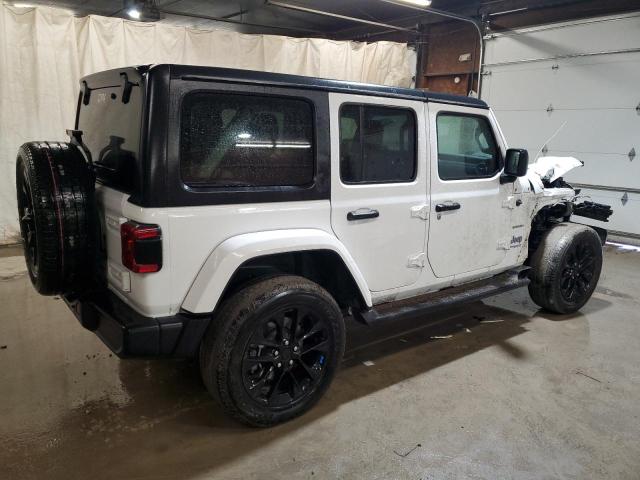 1C4JJXP64NW281048 - 2022 JEEP WRANGLER U SAHARA 4XE WHITE photo 3