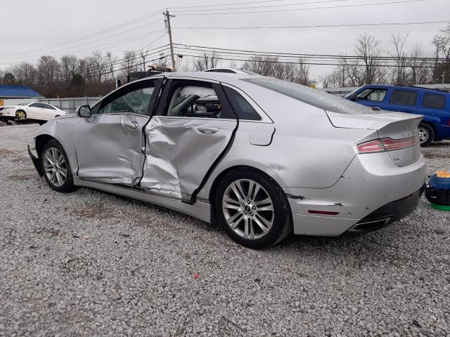 3LN6L2G92ER806488 - 2014 LINCOLN MKZ SILVER photo 2