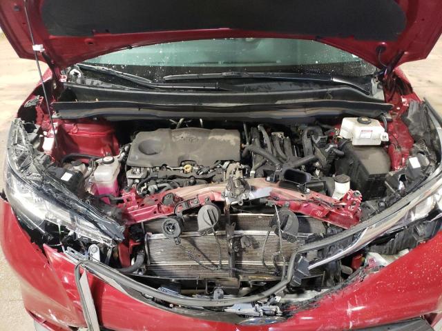 5TDKRKEC8MS014356 - 2021 TOYOTA SIENNA LE RED photo 12