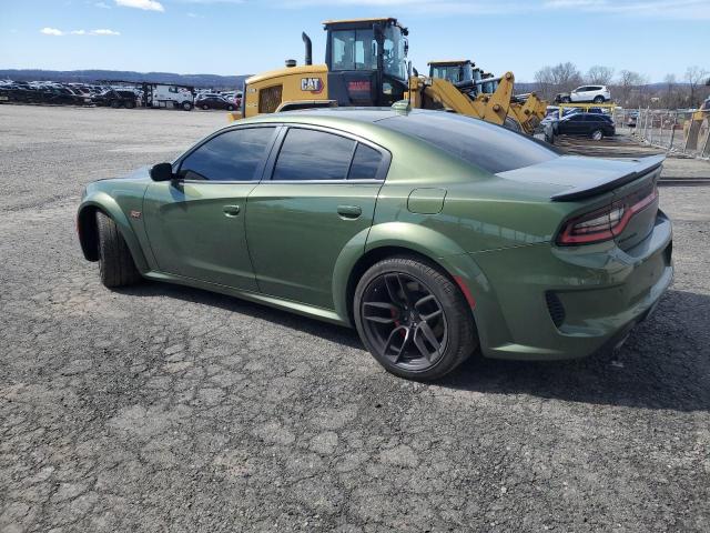 2C3CDXGJ9MH645051 - 2021 DODGE CHARGER SCAT PACK GREEN photo 2