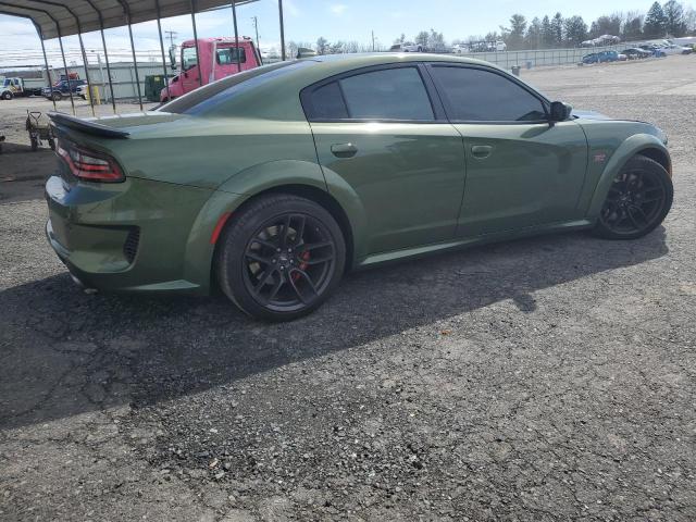 2C3CDXGJ9MH645051 - 2021 DODGE CHARGER SCAT PACK GREEN photo 3