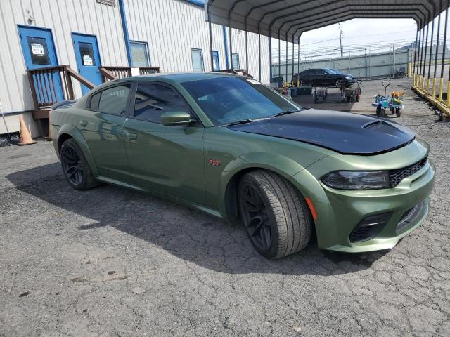 2C3CDXGJ9MH645051 - 2021 DODGE CHARGER SCAT PACK GREEN photo 4