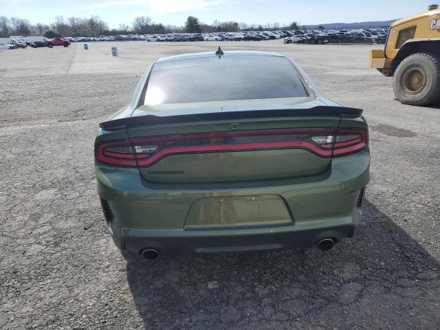 2C3CDXGJ9MH645051 - 2021 DODGE CHARGER SCAT PACK GREEN photo 6