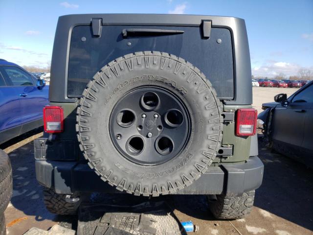 1C4BJWDG7FL766427 - 2015 JEEP WRANGLER SPORT GREEN photo 6