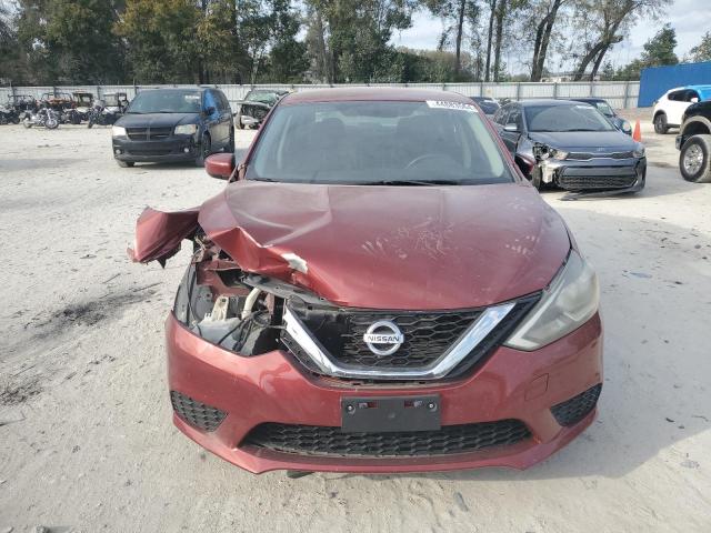 3N1AB7AP2HY221221 - 2017 NISSAN SENTRA S RED photo 5