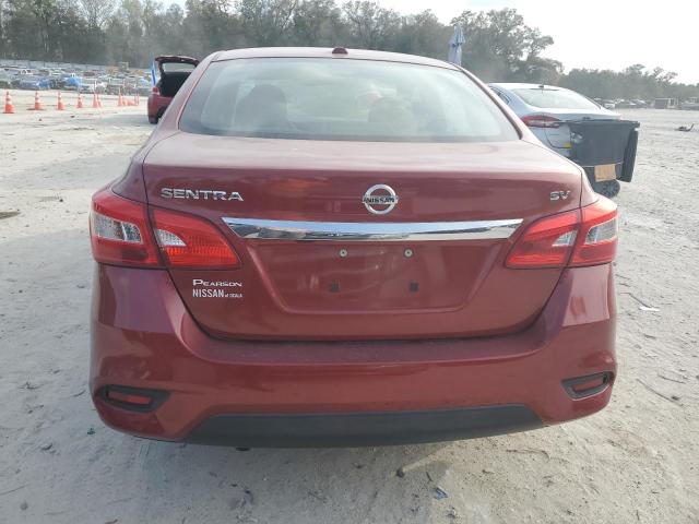 3N1AB7AP2HY221221 - 2017 NISSAN SENTRA S RED photo 6