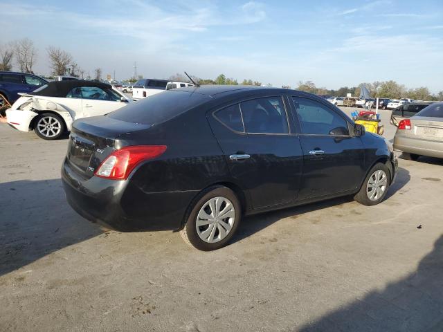 3N1CN7AP7CL933116 - 2012 NISSAN VERSA S BLACK photo 3