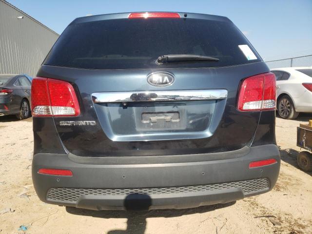 5XYKT4A19BG095315 - 2011 KIA SORENTO BASE BLUE photo 6