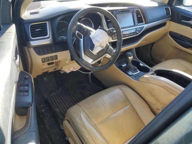 5TDJKRFHXES033527 - 2014 TOYOTA HIGHLANDER XLE 绿色 照片 8