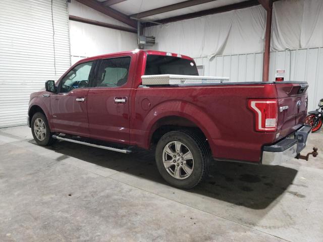 1FTEW1CP5HFB73718 - 2017 FORD F150 SUPERCREW BURGUNDY photo 2