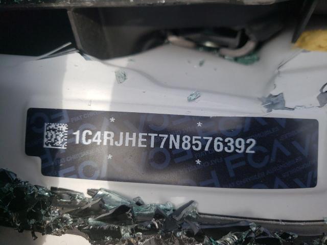 1C4RJHET7N8576392 - 2022 JEEP GRAND CHER SUMMIT თეთრი ფოტო 13