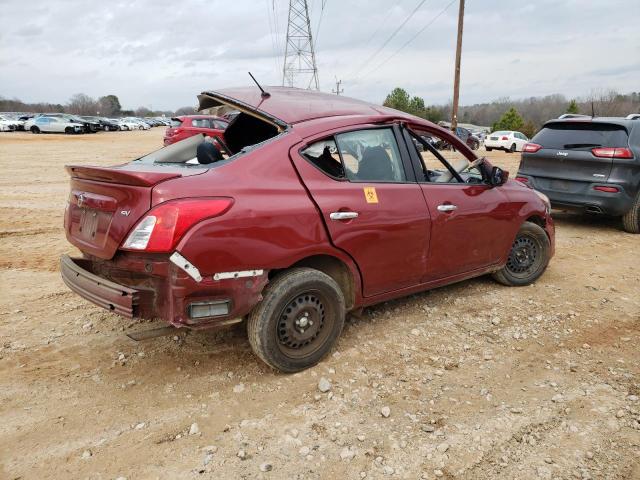 3N1CN7AP4KL840939 - 2019 NISSAN VERSA S RED photo 3