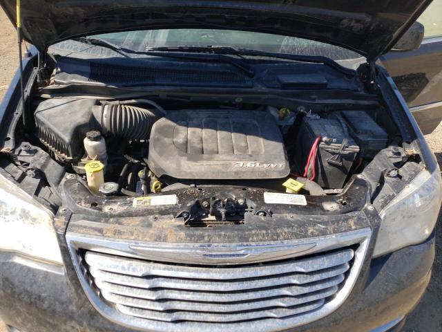 2C4RC1BGXFR601719 - 2015 CHRYSLER TOWN & COU TOURING შავი ფოტო 12