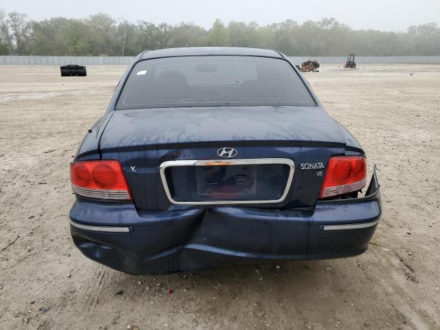 KMHWF35H45A149775 - 2005 HYUNDAI SONATA GLS BLUE photo 6