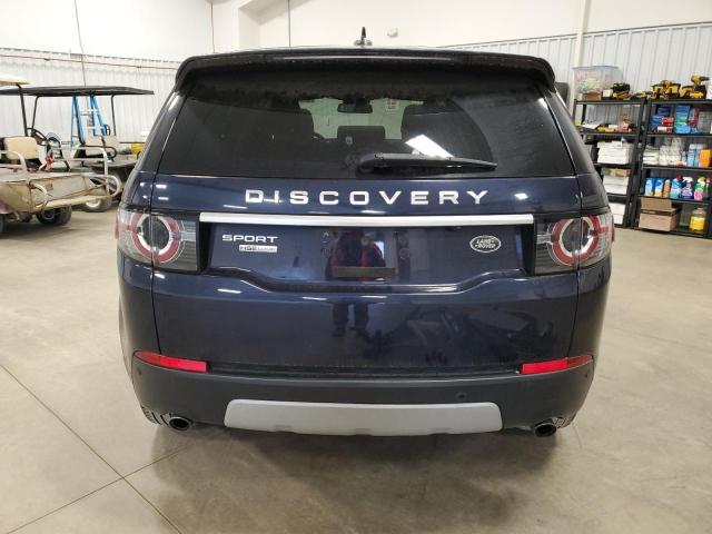 SALCT2BG5GH585835 - 2016 LAND ROVER DISCOVERY HSE LUXURY BLUE photo 6