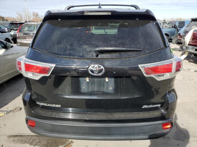 5TDJKRFH4FS107204 - 2015 TOYOTA HIGHLANDER XLE Qara foto 6