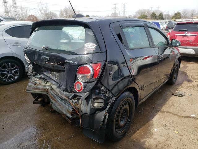1G1JB6SHXF4154570 - 2015 CHEVROLET SONIC LS BLACK photo 3