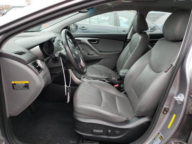 KMHDH4AE8DU627700 - 2013 HYUNDAI ELANTRA GLS SILVER photo 7