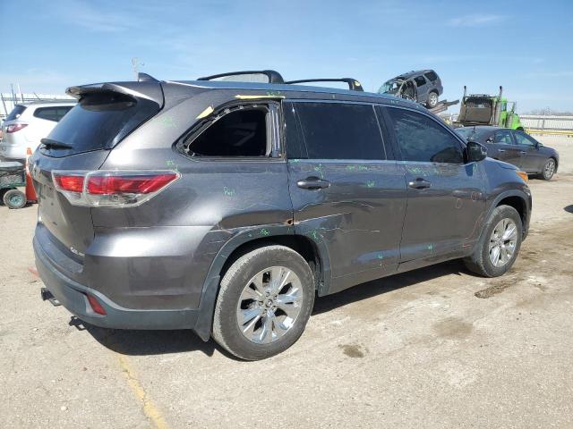 5TDJKRFH6FS103204 - 2015 TOYOTA HIGHLANDER XLE 黑色 照片 3