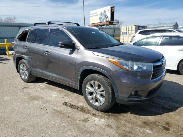 5TDJKRFH6FS103204 - 2015 TOYOTA HIGHLANDER XLE 黑色 照片 4