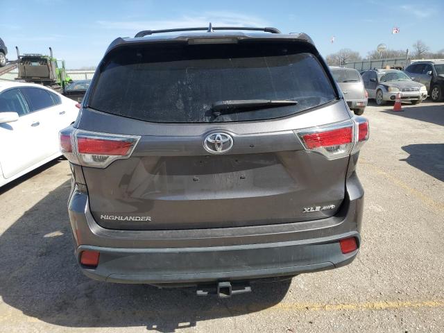 5TDJKRFH6FS103204 - 2015 TOYOTA HIGHLANDER XLE 黑色 照片 6