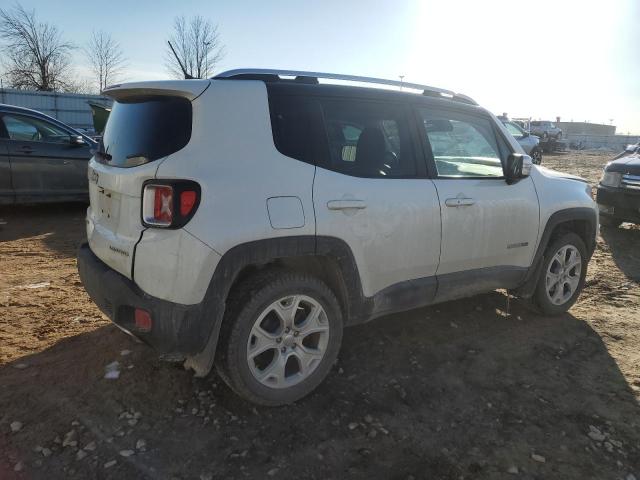 ZACCJBDT9GPC69189 - 2016 JEEP RENEGADE LIMITED WHITE photo 3