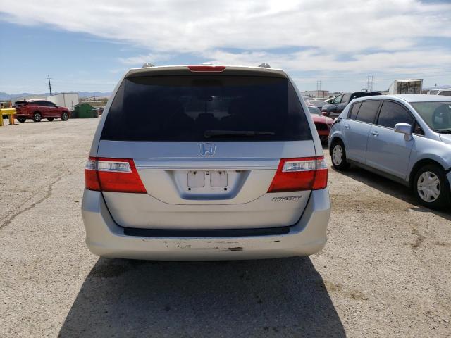 5FNRL38725B117993 - 2005 HONDA ODYSSEY EXL SILVER photo 6