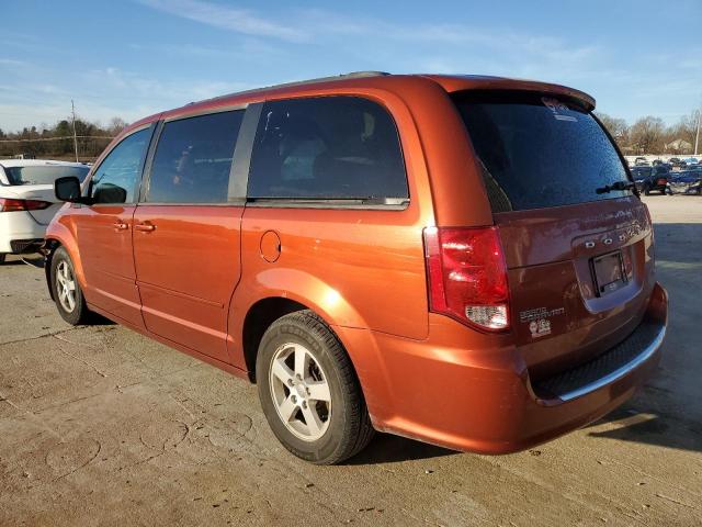 2C4RDGCG4CR197438 - 2012 DODGE GRAND CARA SXT ORANGE photo 2