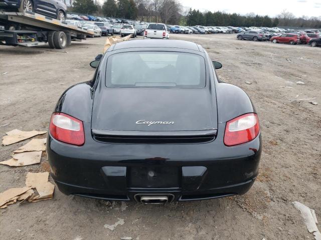 WP0AA29877U761486 - 2007 PORSCHE CAYMAN BLACK photo 6