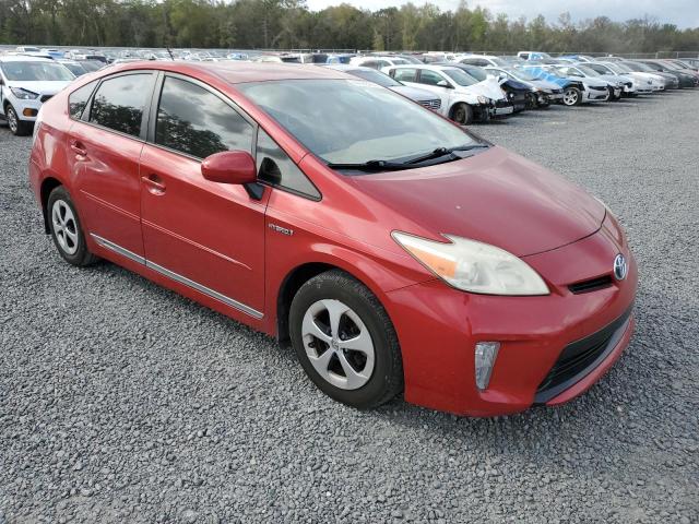 JTDKN3DU2C1534043 - 2012 TOYOTA PRIUS RED photo 4