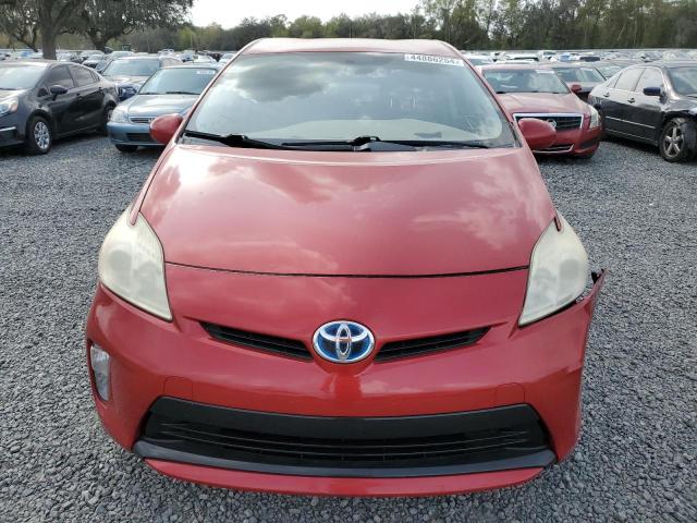 JTDKN3DU2C1534043 - 2012 TOYOTA PRIUS RED photo 5