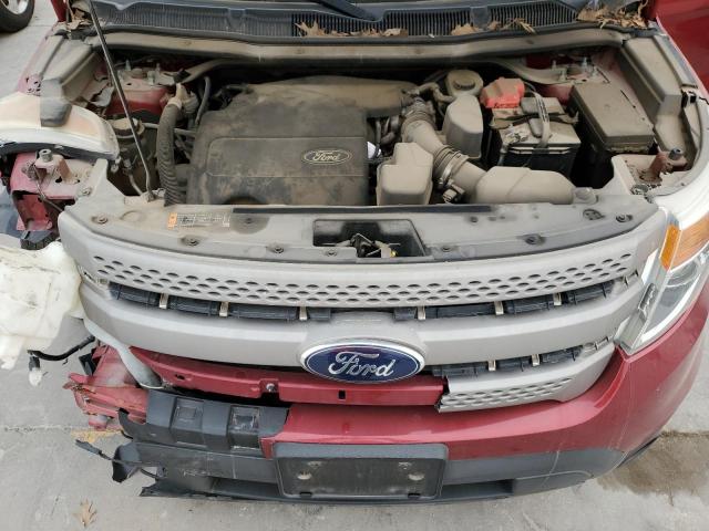 1FM5K7B81DGB05702 - 2013 FORD EXPLORER RED photo 12