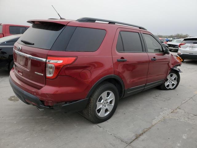 1FM5K7B81DGB05702 - 2013 FORD EXPLORER RED photo 3