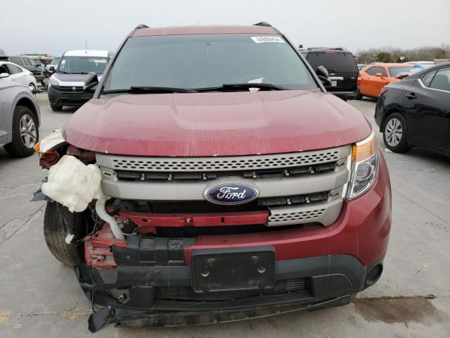 1FM5K7B81DGB05702 - 2013 FORD EXPLORER RED photo 5