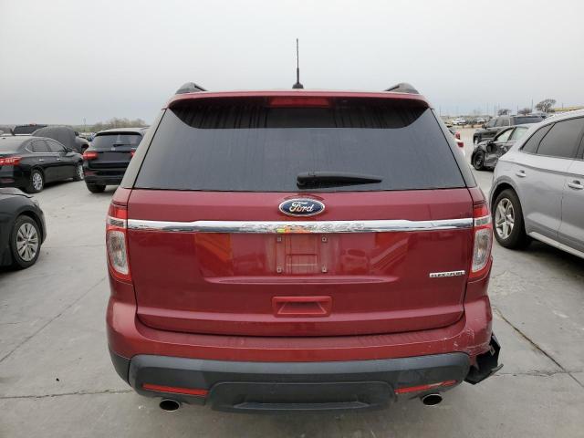 1FM5K7B81DGB05702 - 2013 FORD EXPLORER RED photo 6