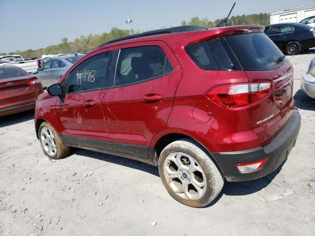 MAJ3S2GE1MC452103 - 2021 FORD ECOSPORT SE RED photo 2