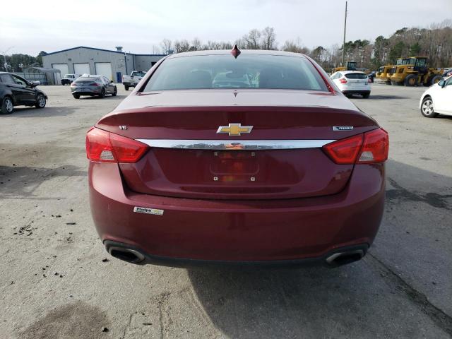 2G1145S39H9123982 - 2017 CHEVROLET IMPALA PREMIER BURGUNDY photo 6