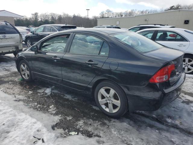 2HGFA16928H305303 - 2008 HONDA CIVIC EXL BLACK photo 2
